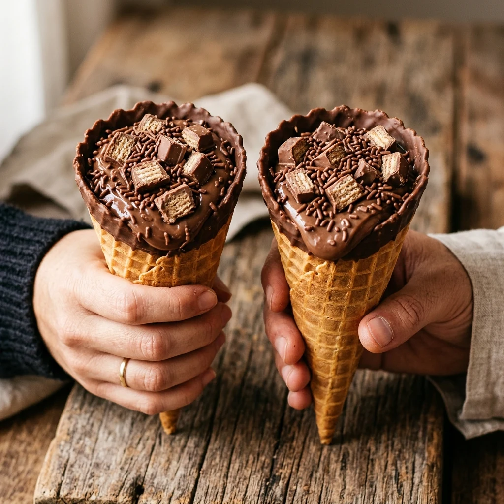Cones Trufados Recheados